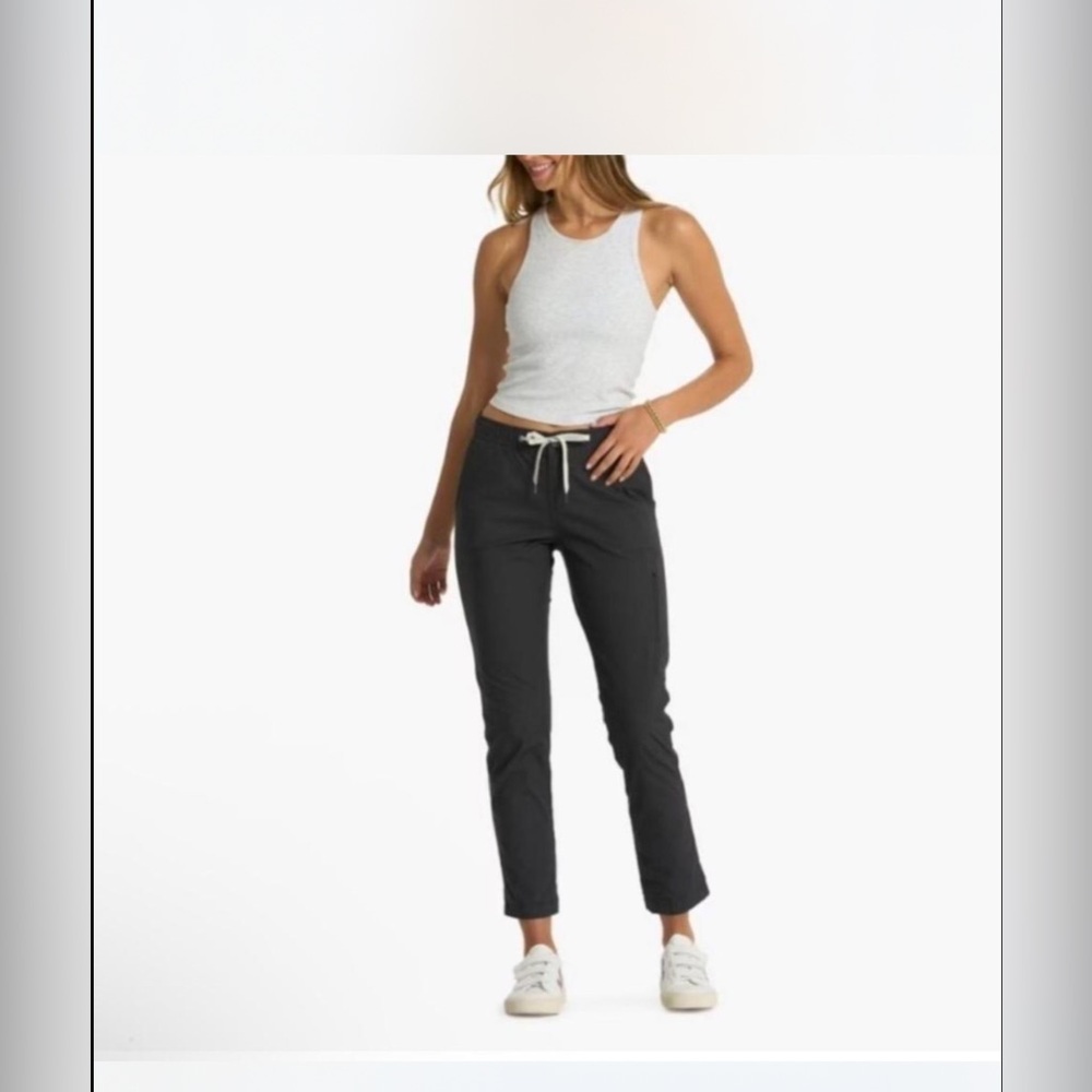 Vuori ripstop pants in charcoal size xs